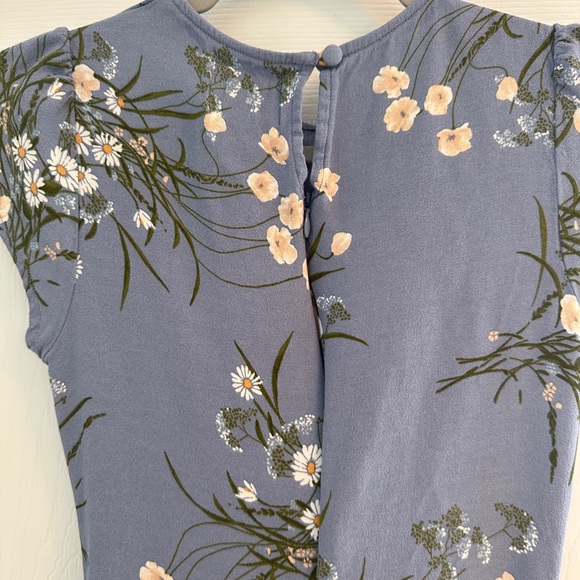 Reformation Blue Floral Frasier Midi Dress - Picture 9 of 10